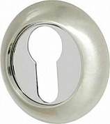 Картинка Накладка ARMADILLO CYLINDER ET-1SN/CP-3 матовый никель/хром 2шт.